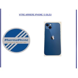 VITRE ARRIÈRE APPLE IPHONE 13 BLEU
