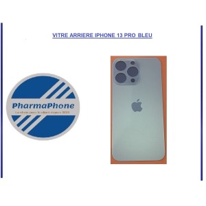 VITRE ARRIÈRE APPLE IPHONE 13 BLEU