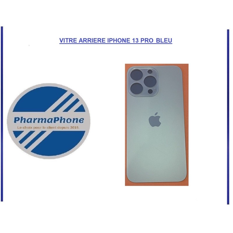 VITRE ARRIÈRE APPLE IPHONE 13 BLEU