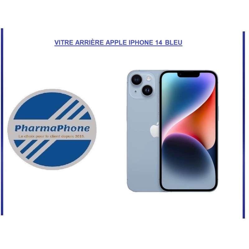 VITRE ARRIÈRE APPLE IPHONE 13 BLEU VITRE ARRIÈRE APPLE IPHONE 13 BLEU
