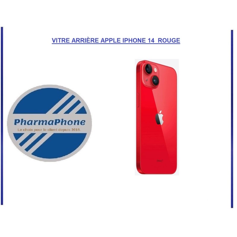 VITRE ARRIÈRE APPLE IPHONE 13 BLEU