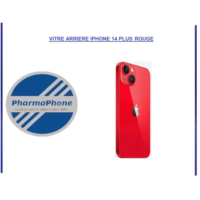 VITRE ARRIÈRE APPLE IPHONE 13 BLEU