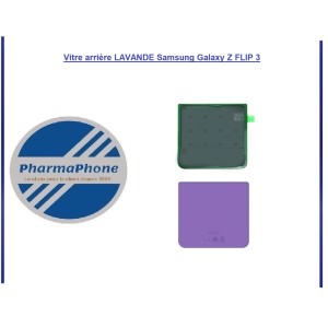 Vitre arrière LAVANDE Samsung Galaxy Z FLIP 3
