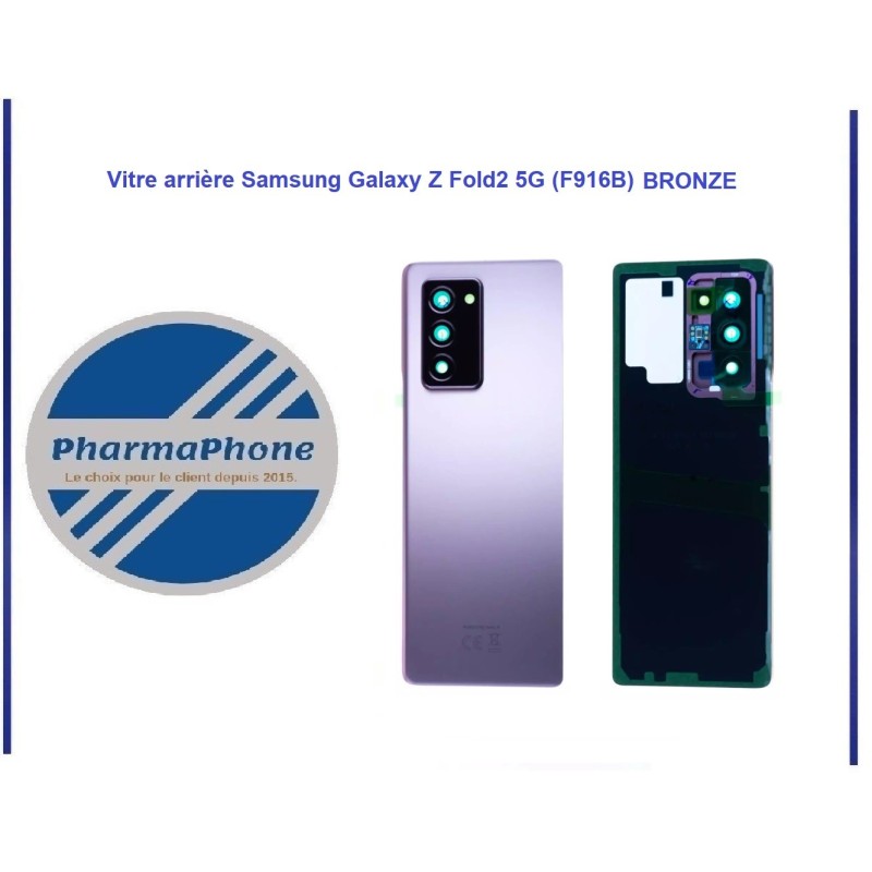 Vitre arrière Samsung Galaxy Z FOLD 2 (F916B) BRONZE Vitre arrière Samsung Galaxy Z FOLD 2 (F916B) BRONZE