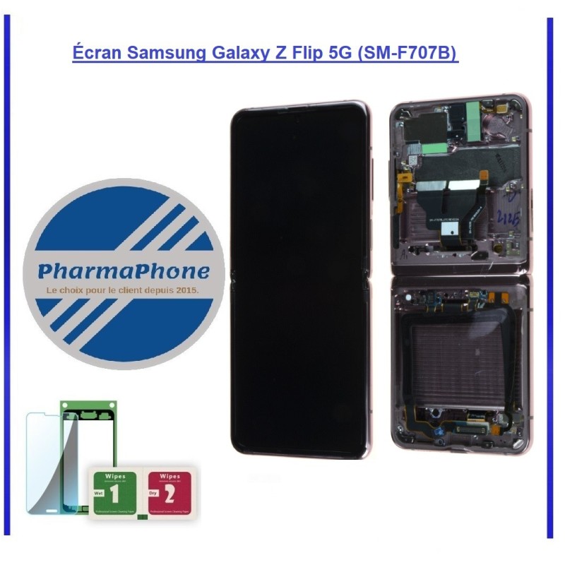 Écran Samsung Galaxy Z Flip 5G (SM-F707B) BRONZE Châssis Origine Écran Samsung Galaxy Z Flip 5G (SM-F707B) BRONZE Châssis Origine