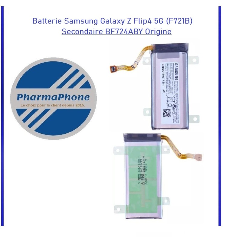 BATTERIE SAMSUNG GALAXY Z FLIP 4 secondaire F721 BATTERIE SAMSUNG GALAXY Z FLIP 4 secondaire F721