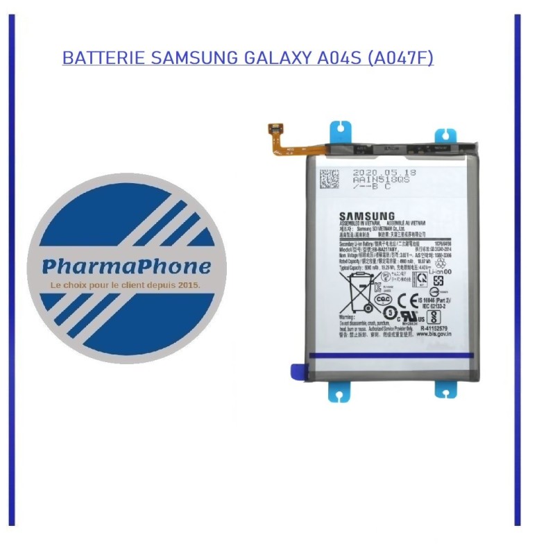BATTERIE SAMSUNG GALAXY A04S (A047F) BATTERIE SAMSUNG GALAXY A04S (A047F)