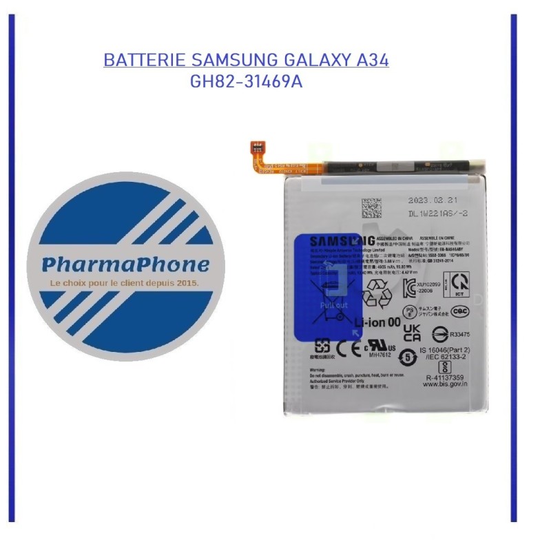 Batterie pour Samsung Galaxy A34 5G Batterie pour Samsung Galaxy A34 5G