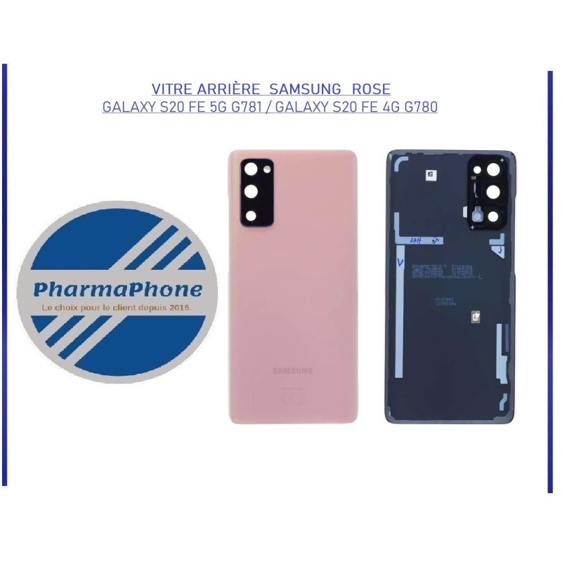 Vitre arriere ROSE Samsung Galaxy S20 (G980-G981) - EMPLACEMENT: Z2-R15-51