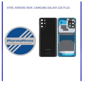 Vitre arriere noir Samsung Galaxy S20 PLUS