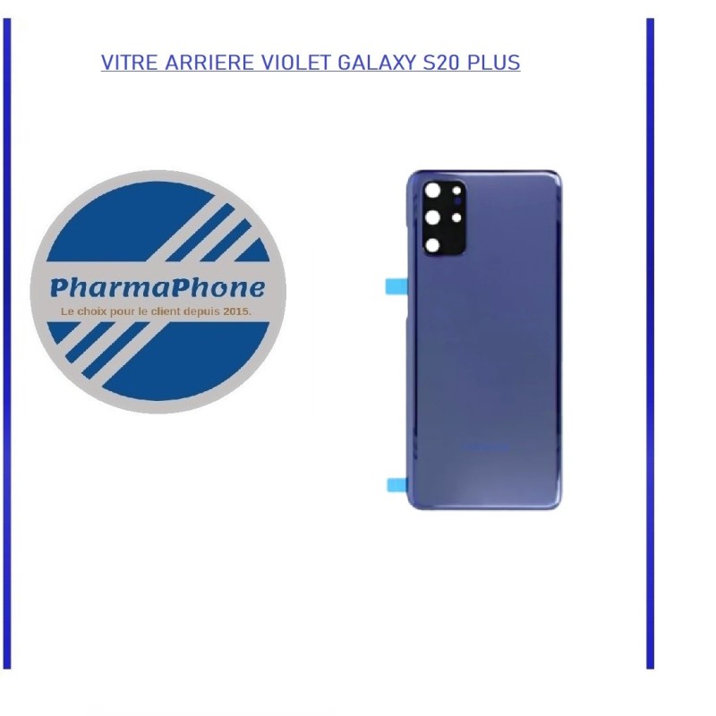 Vitre arriere BLANC Samsung Galaxy S20 PLUS Vitre arriere BLANC Samsung Galaxy S20 PLUS