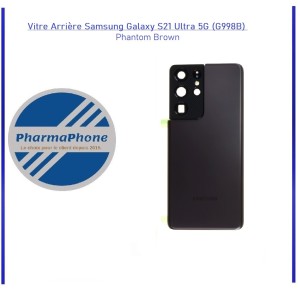 Vitre arrière Samsung Galaxy S21 PLUS NOIR - EMPLACEMENT: Z2-R15-51