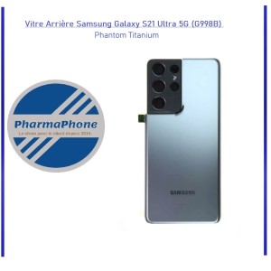Vitre arrière Samsung Galaxy S21 PLUS NOIR - EMPLACEMENT: Z2-R15-51