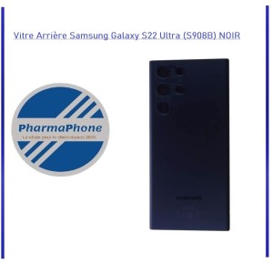 Vitre Arrière Samsung Galaxy S22 Ultra (S908B)  NOIR
