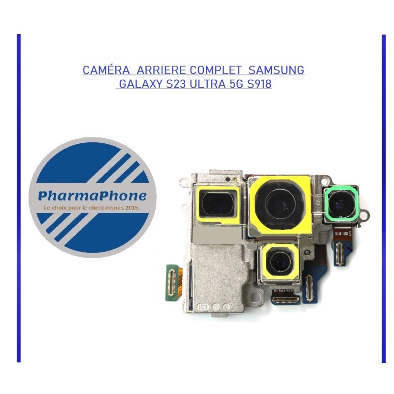 CAMÉRA ARRIERE COMPLET SAMSUNG GALAXY S23 ULTRA 5G S918 CAMÉRA ARRIERE COMPLET SAMSUNG GALAXY S23 ULTRA 5G S918