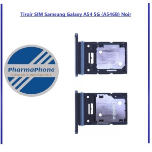Tiroir SIM Samsung Galaxy A54 5G (A546B) Noir