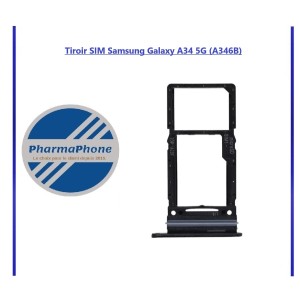 Tiroir SIM Samsung Galaxy A34 5G (A346B) Noir