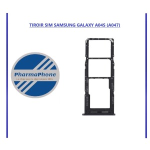 TIROIR SIM SAMSUNG GALAXY A04 A045 NOIR