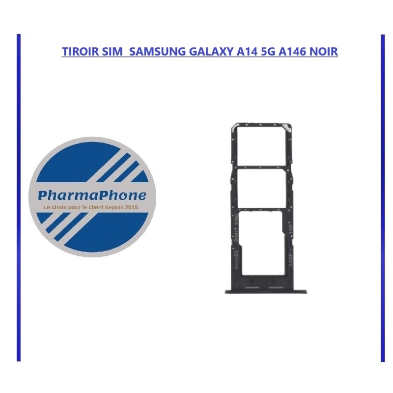 TIROIR SIM SAMSUNG GALAXY A04 A045 NOIR