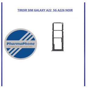 TIROIR SIM SAMSUNG GALAXY A04 A045 NOIR
