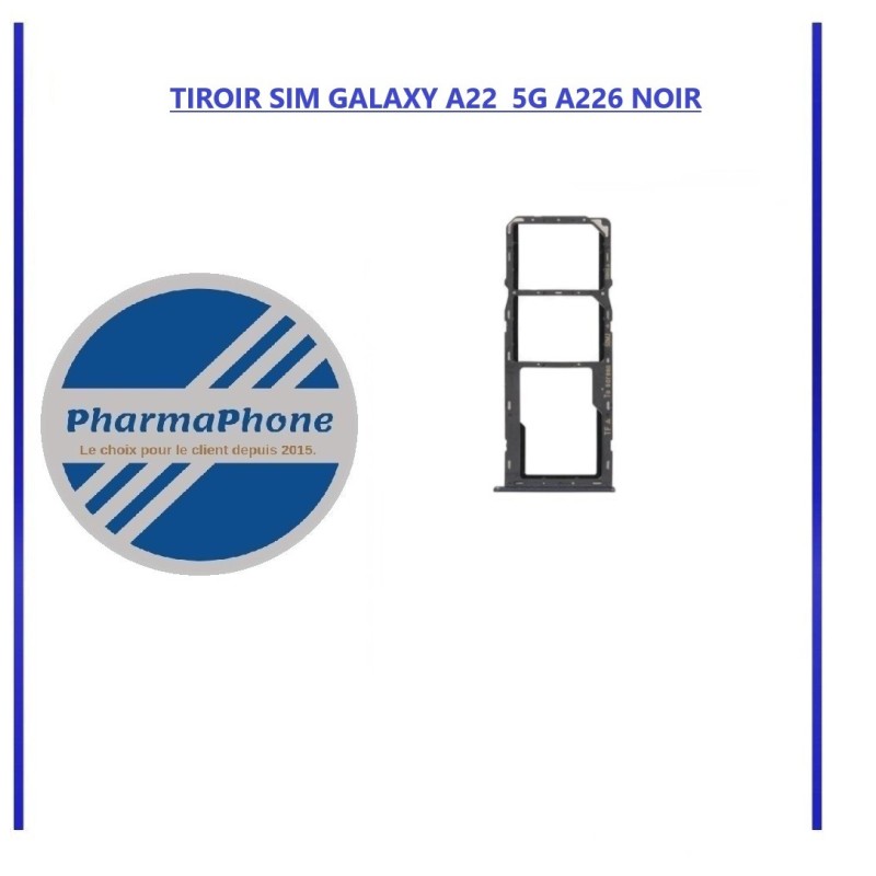 TIROIR SIM SAMSUNG GALAXY A04 A045 NOIR