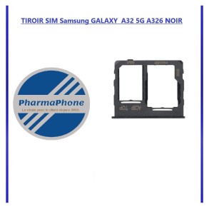 TIROIR SIM Samsung GALAXY A32 4G A325  NOIR