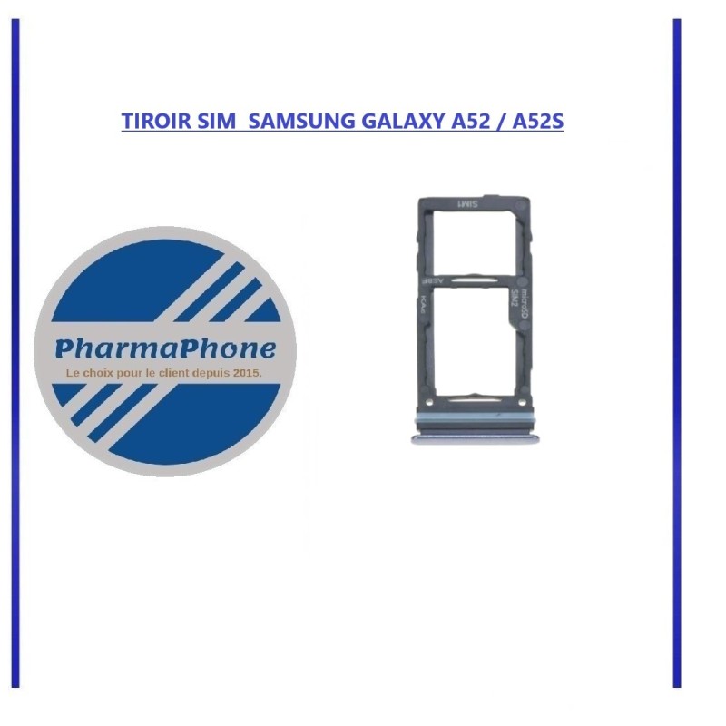 TIROIR SIM Samsung GALAXY A32 4G A325  NOIR
