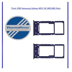 Tiroir SIM Samsung Galaxy M53 5G (M536B) Noir