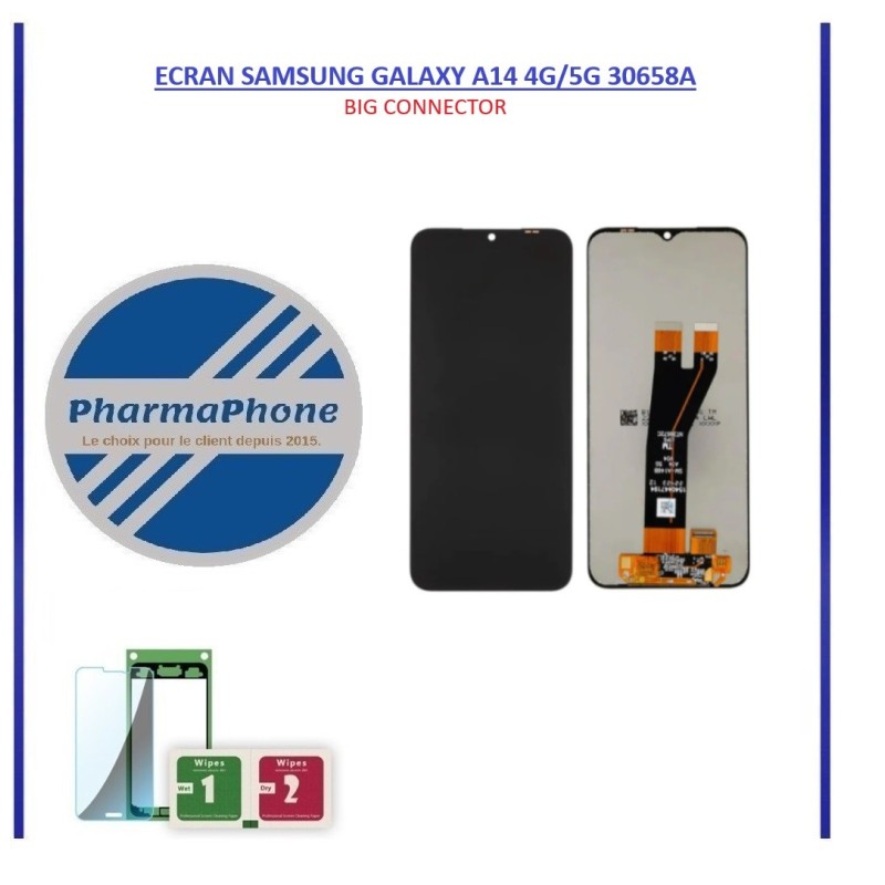 ECRAN SAMSUNG GALAXY A14 4G/5G 30668A BIG CONNECTEUR EMPLACEMENT : Z2-R1-E7 ECRAN SAMSUNG GALAXY A14 4G/5G 30668A BIG CONNECTEUR EMPLACEMENT : Z2-R1-E7