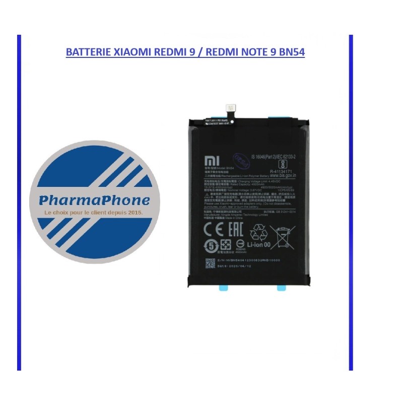 Batterie XIAOMI REDMI NOTE 9