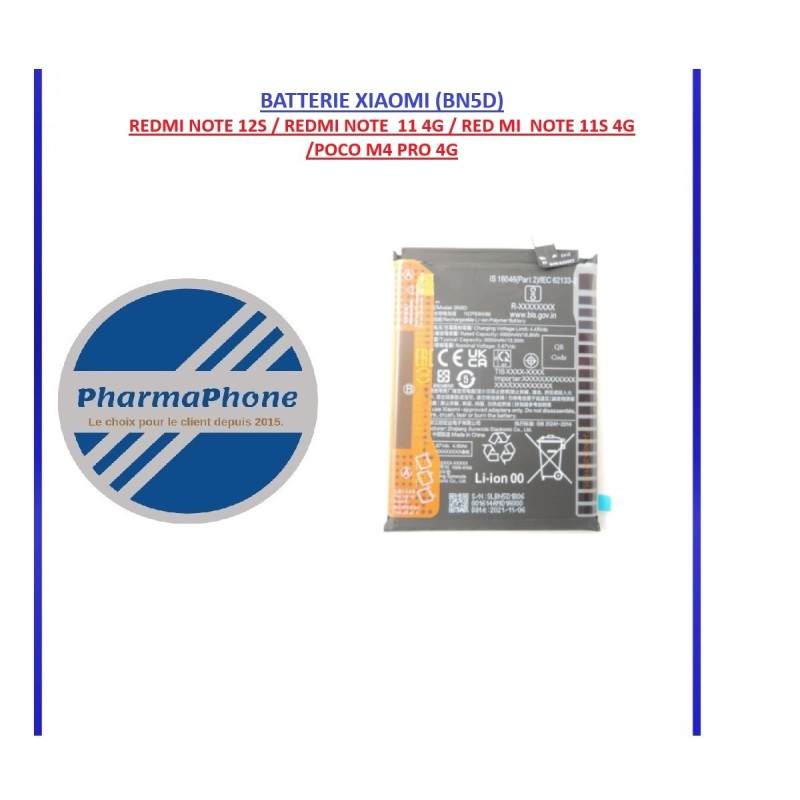 BATTERIE XIAOMI  REDMI NOTE 13 5G EMPLACEMENT: Z2-R09-E05
