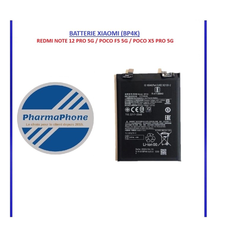 BATTERIE XIAOMI  REDMI NOTE 13 5G EMPLACEMENT: Z2-R09-E05
