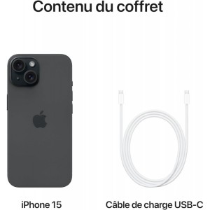 APPLE IPHONE 15 - 128GO - Neuf - Dispo: Noir - Bleu - Vert - Rose - Jaune