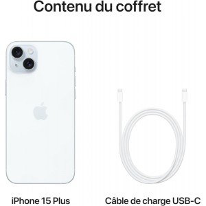 APPLE IPHONE 15 - 128GO - Neuf - Dispo: Noir - Bleu - Vert - Rose - Jaune