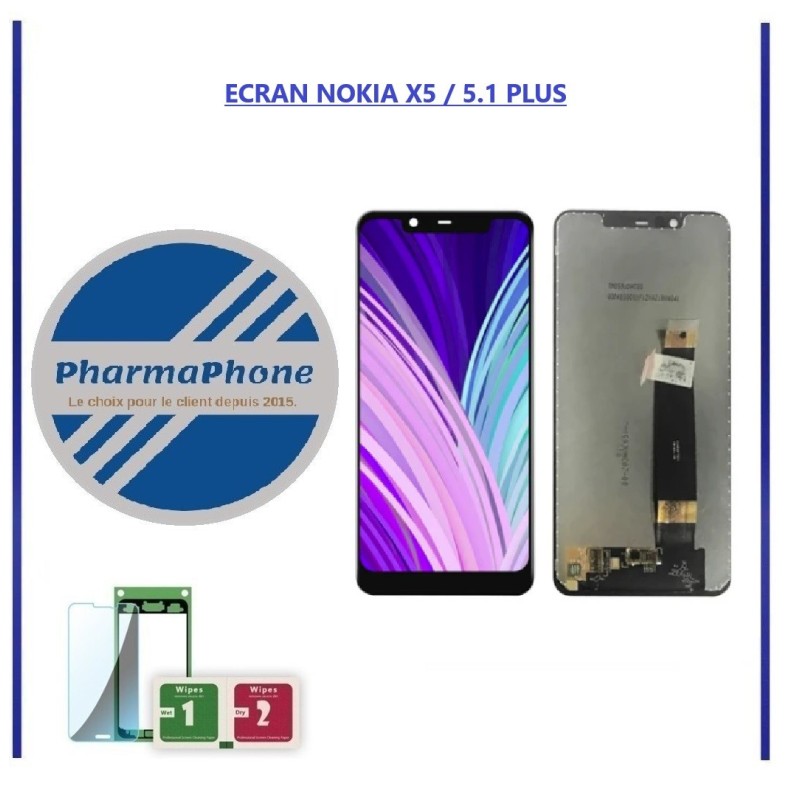 ECRAN NOKIA X5 / 5.1 PLUS  - EMPLACEMENT: Z2-TIROIR 01-E09