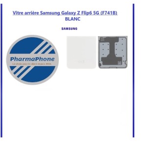 Vitre arrière Samsung Galaxy Z Flip5 5G (F731B) (Haut) Noir "GRAPHITE" Origine