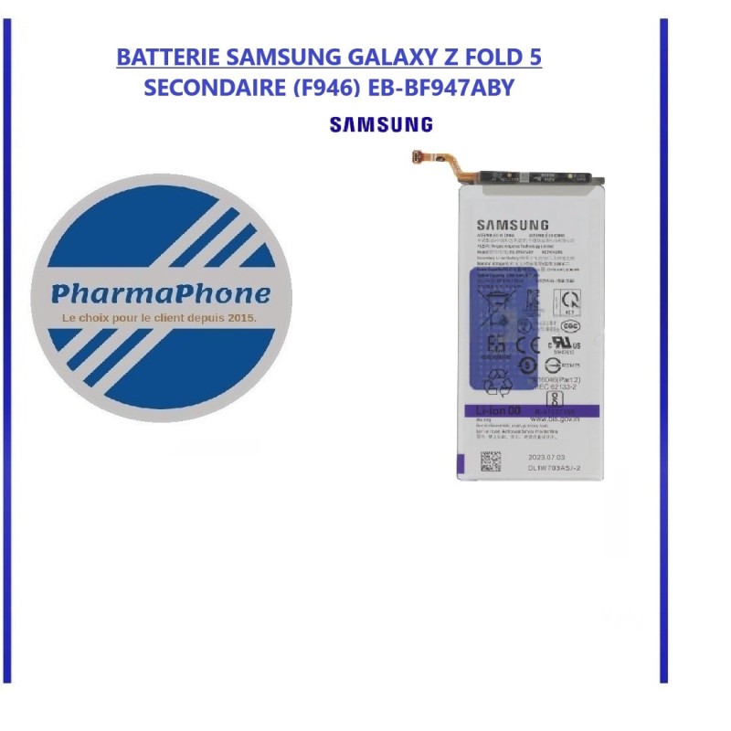 BATTERIE SAMSUNG GALAXY Z FOLD 4 SECONDAIRE (F936) BATTERIE SAMSUNG GALAXY Z FOLD 4 SECONDAIRE (F936)