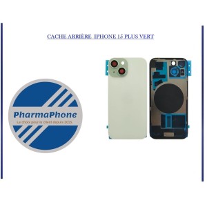 CACHE ARRIÈRE  IPHONE 15 PRO NOIR EMPLACEMENT: