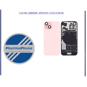 CACHE ARRIÈRE  IPHONE 15 PRO NOIR EMPLACEMENT: