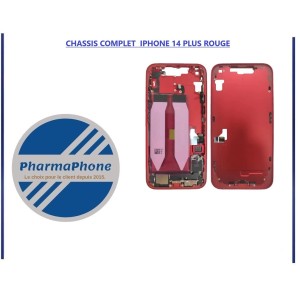 CHASSIS COMPLET  IPHONE 14 PLUS ROUGE