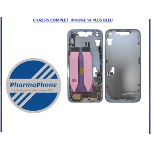 CHASSIS COMPLET  IPHONE 14 PLUS BLEU