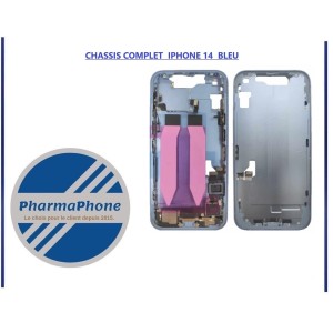CHASSIS COMPLET  IPHONE 14 PLUS BLEU