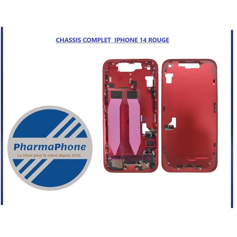 CHASSIS COMPLET  IPHONE 14 PLUS BLEU