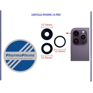 LENTILLE  IPHONE 14 PRO EMPLACEMENT: