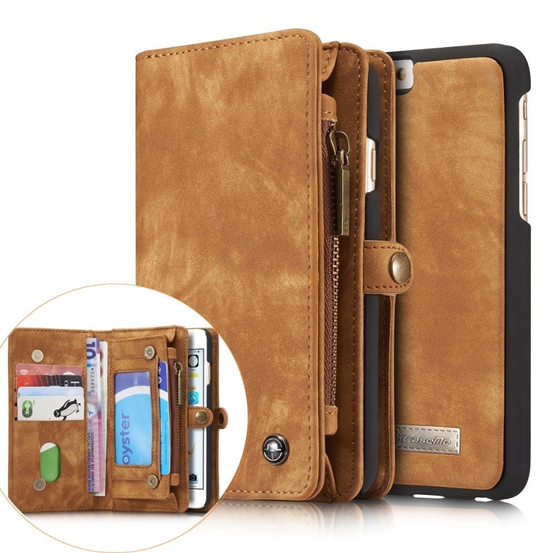 Portefeuille / Etuit iphone 6/6S Plus Simili-cuir Noir