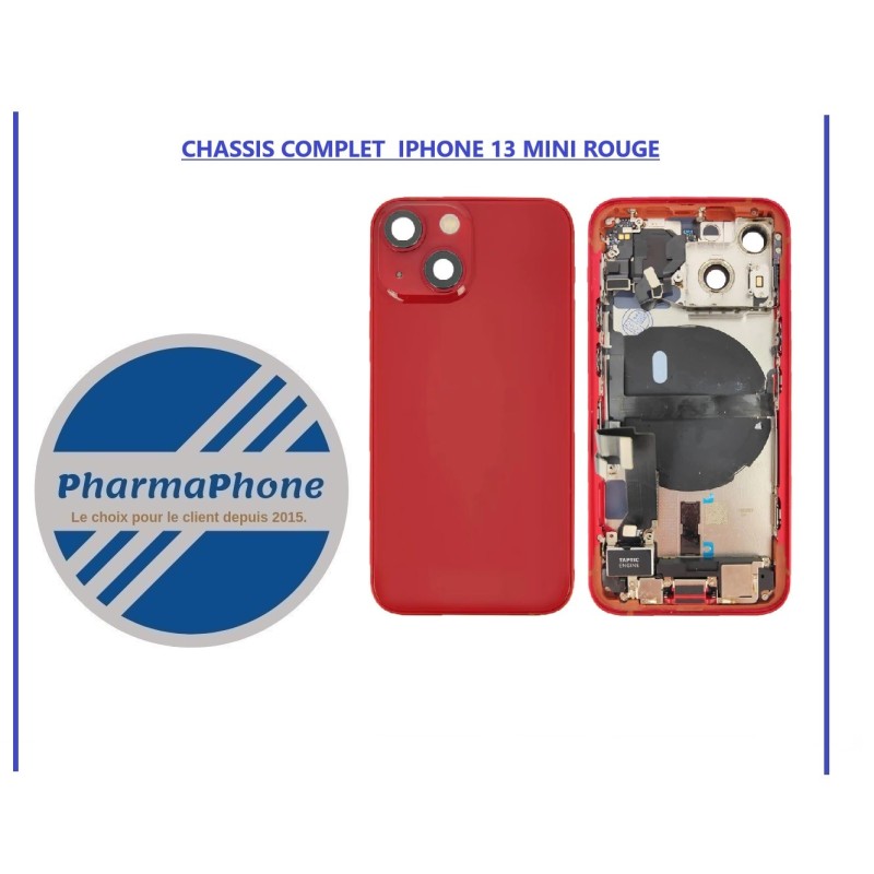 CHASSIS COMPLET IPHONE 13 MINI ROUGE CHASSIS COMPLET IPHONE 13 MINI ROUGE