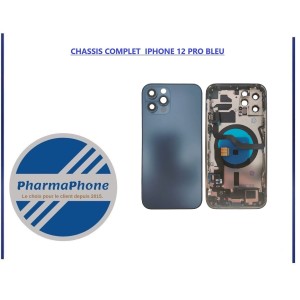 CHASSIS COMPLET  IPHONE 12 PRO BLEU