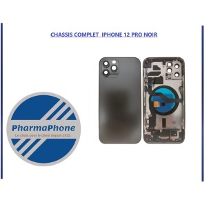 CHASSIS COMPLET  IPHONE 12 PRO NOIR