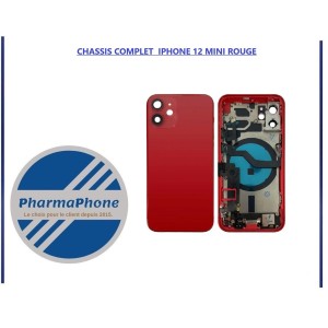 CHASSIS COMPLET  IPHONE 12 MINI ROUGE