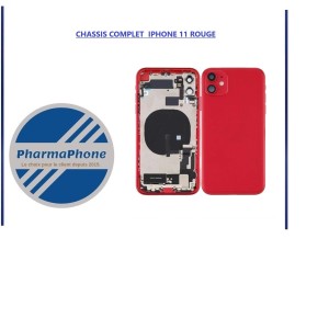 CHASSIS COMPLET  IPHONE 11 ROUGE